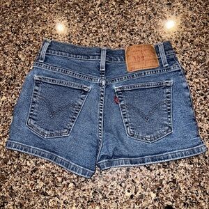 Levi's Classic Blue Jean Shorts